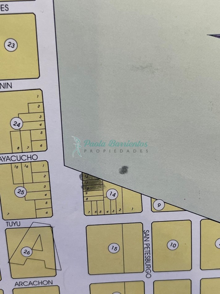 Vendo lote en Ostende Av Central y Tuyu lote 10