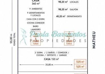Vendo Mega emprendimiento en esquina - 1.947 m² lotes multifamiliares - Ostende